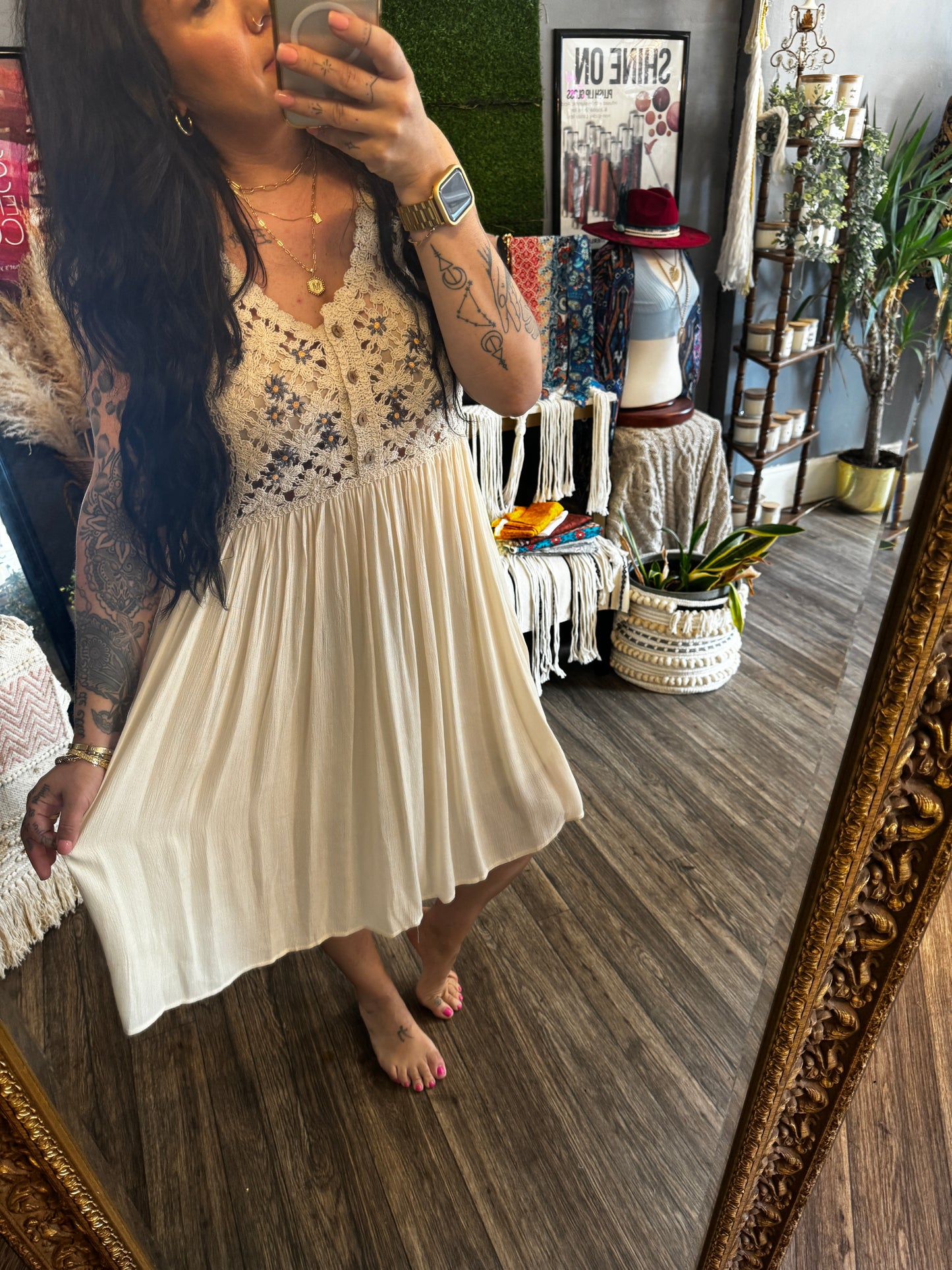 Boho Natural Dress