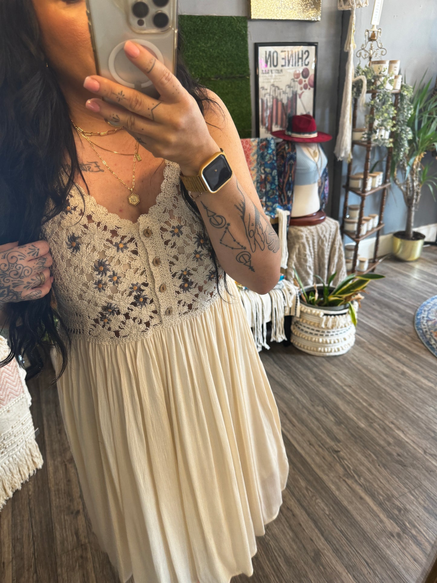 Boho Natural Dress