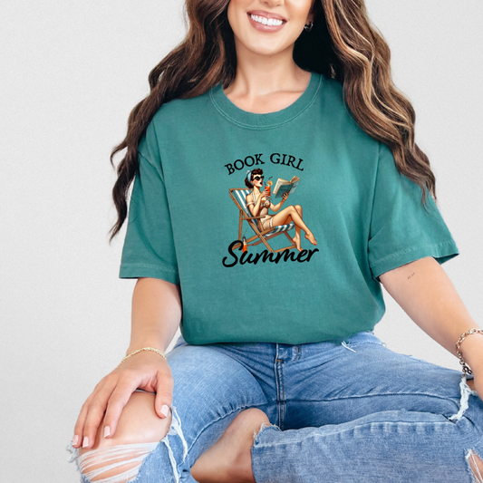 Book Girl Summer Graphic Tee