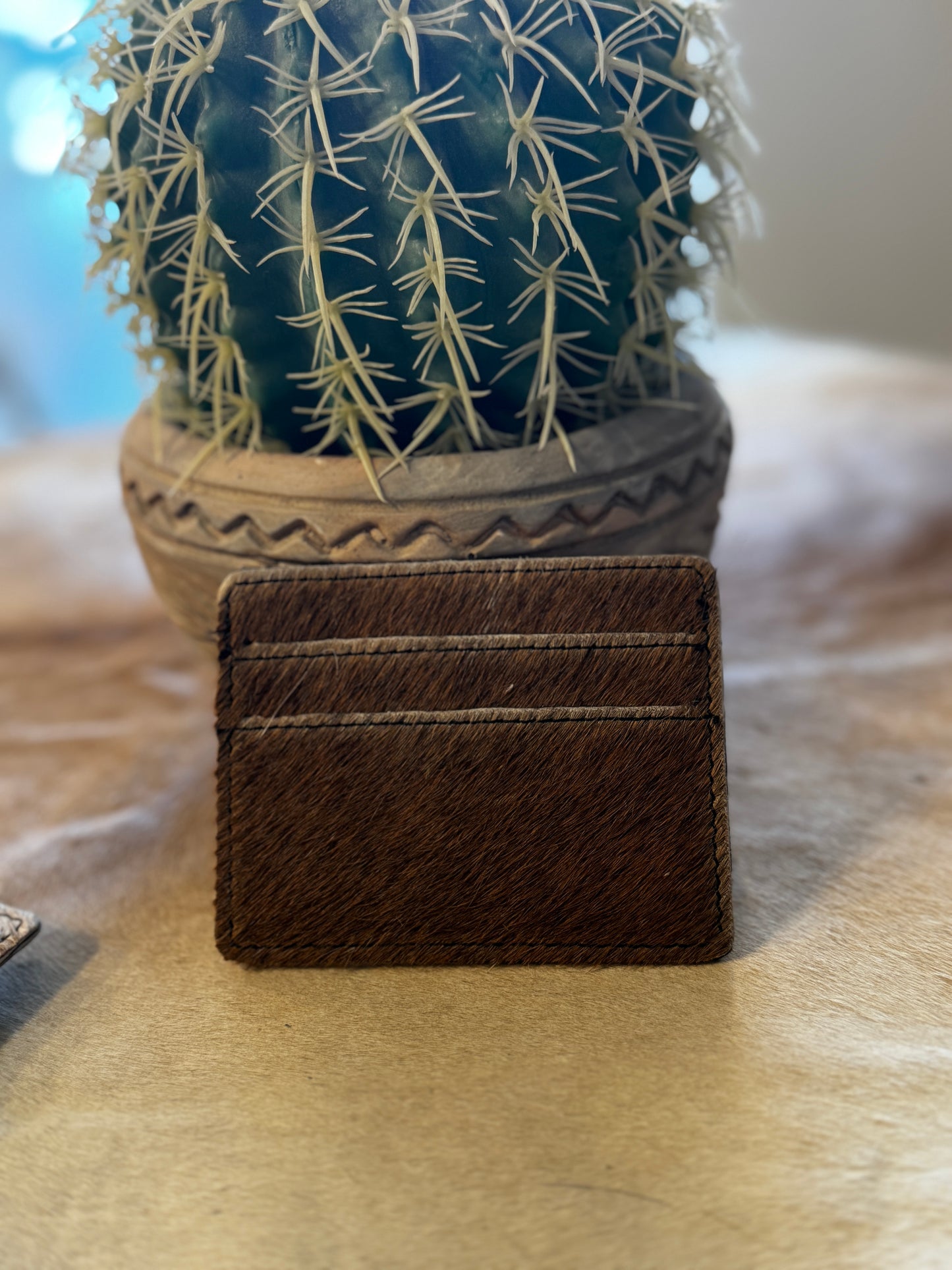 Cowhide Credit Card Holder