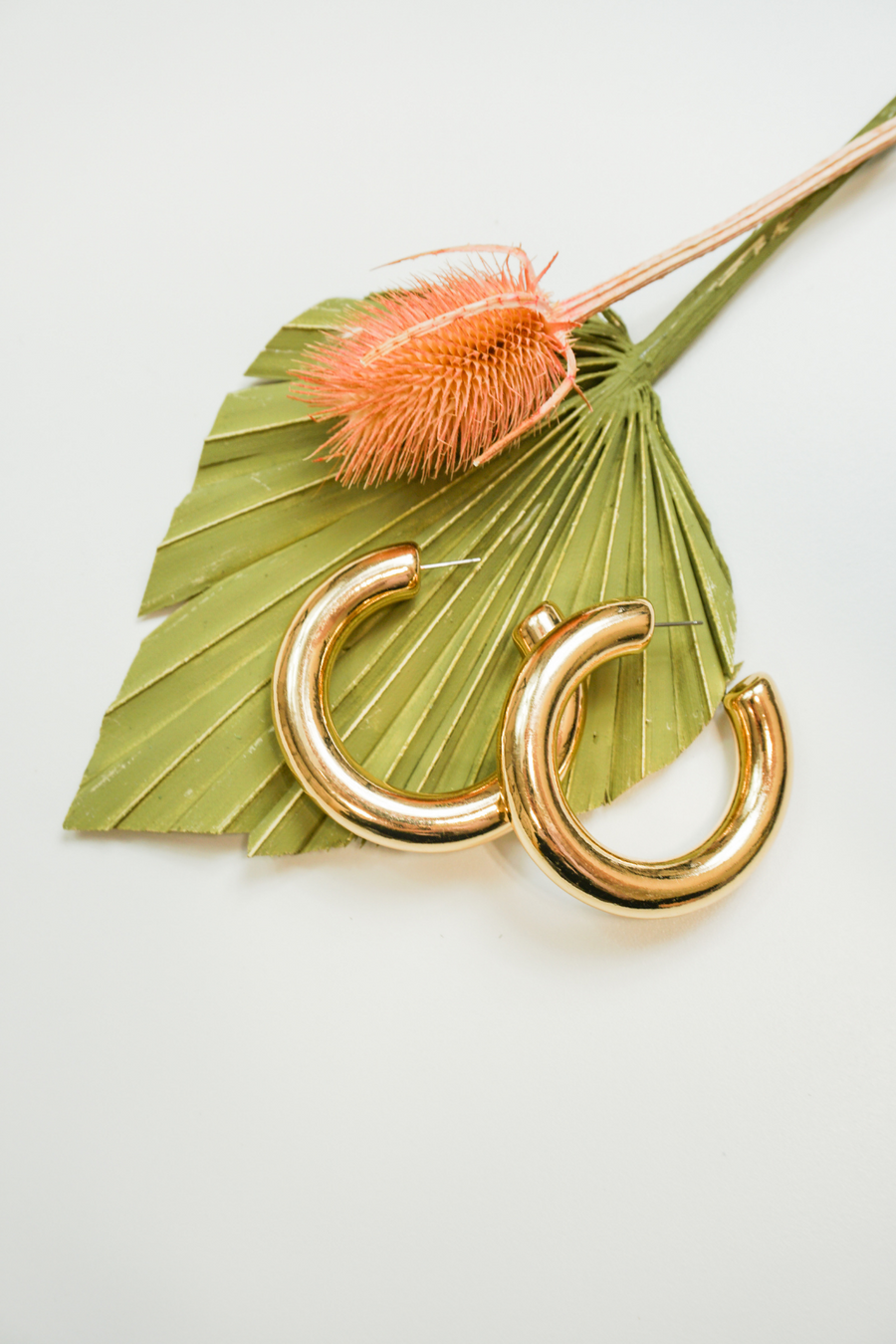 Gold Chunky Hoops