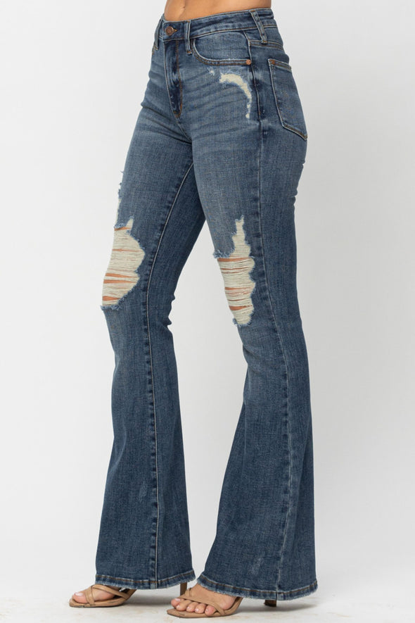 Destroyed Knee Flare Judy Blues #88480