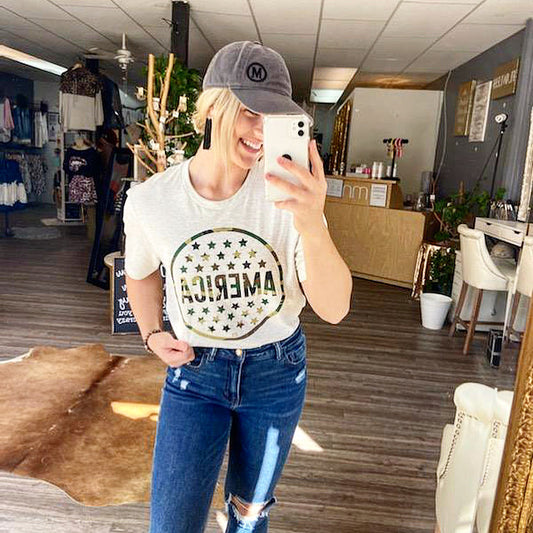 Camo America Graphic T