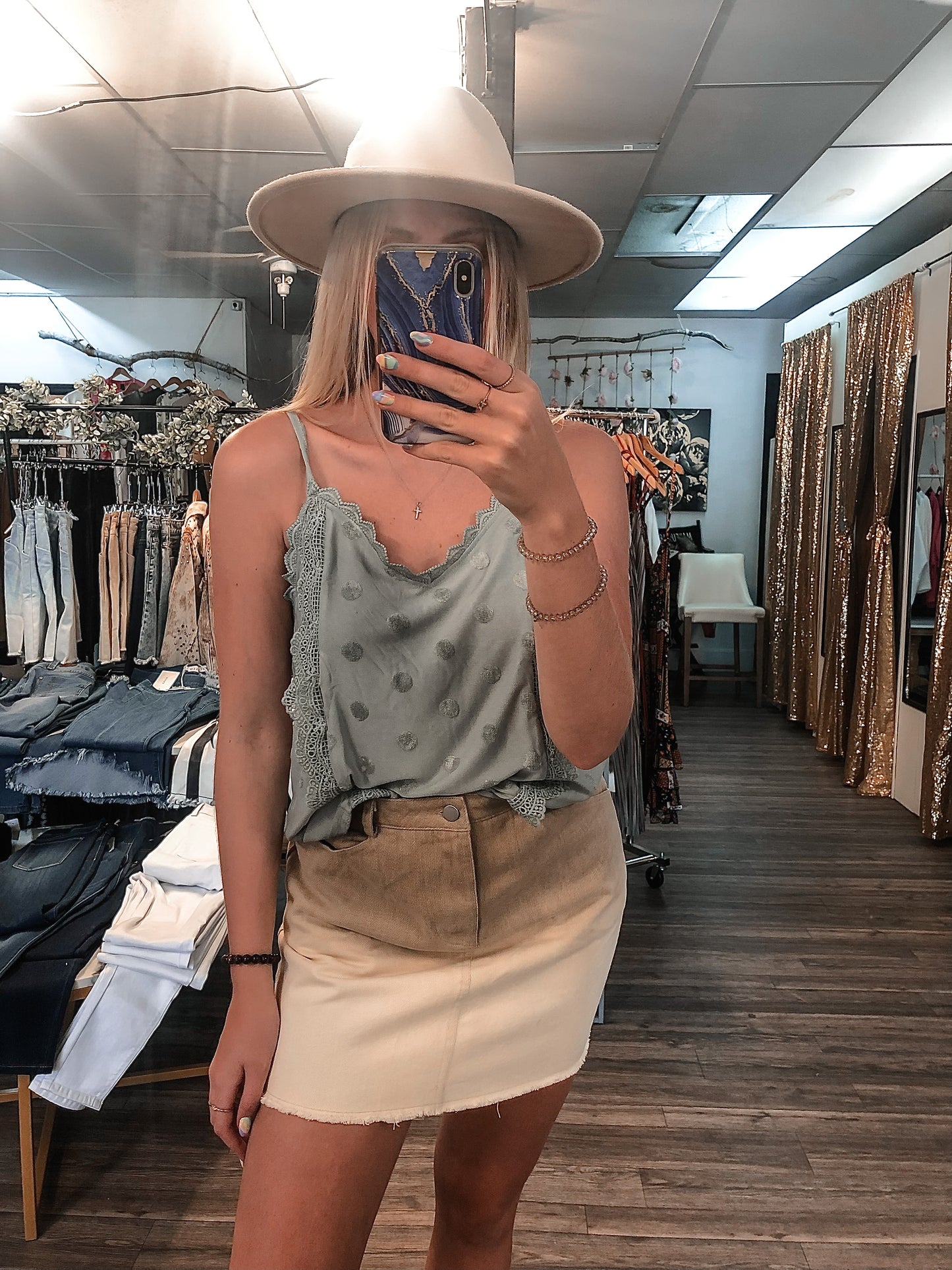 Ombre Voyage Mini Skirt