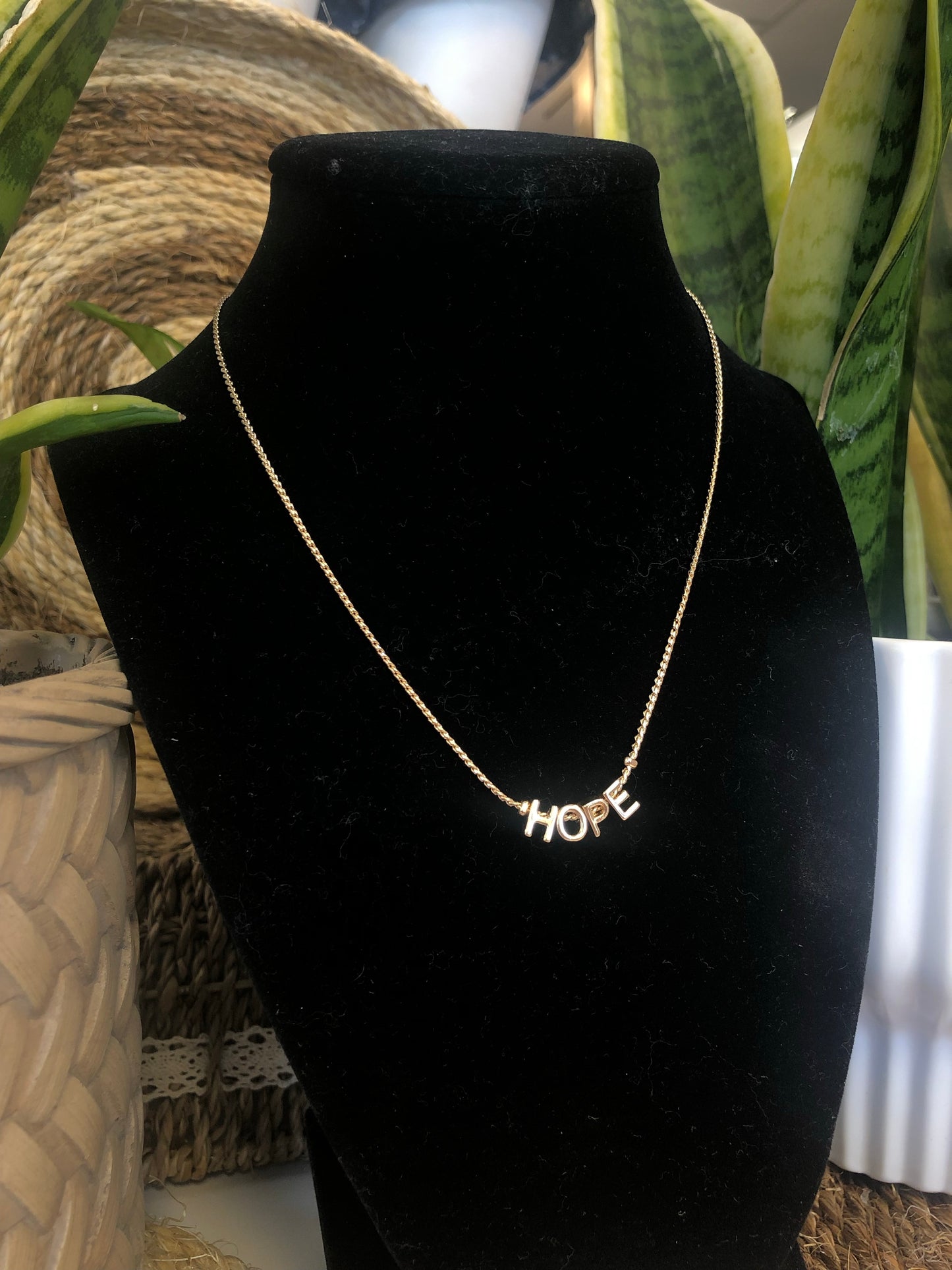 Hope Gold Necklace