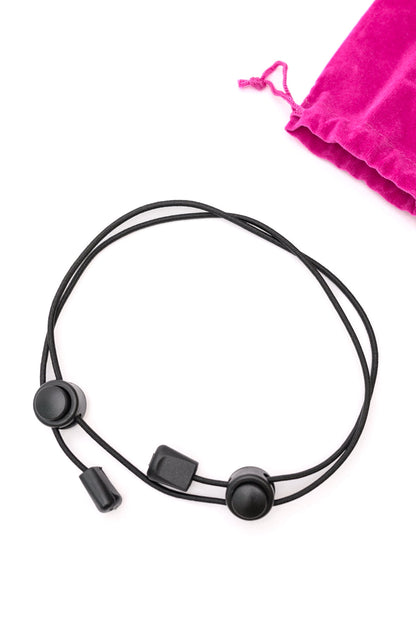 Adjustable Crop Band In Black