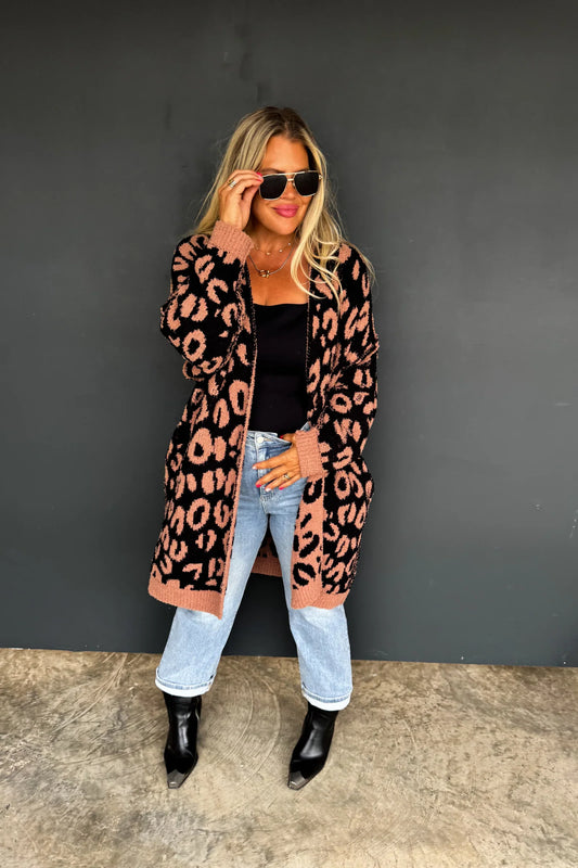 PREORDER: Cheetah Cloud Cardigan