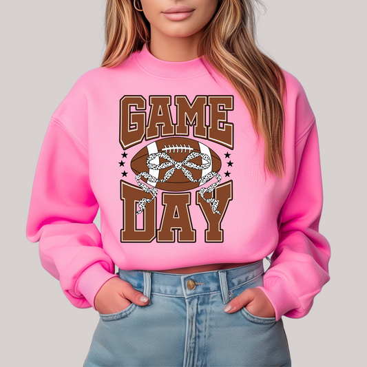 GamedayGirly in Pink Sweatshirt