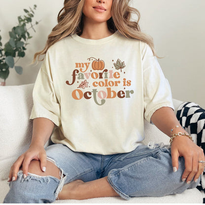 My Favorite October Graphic Tee