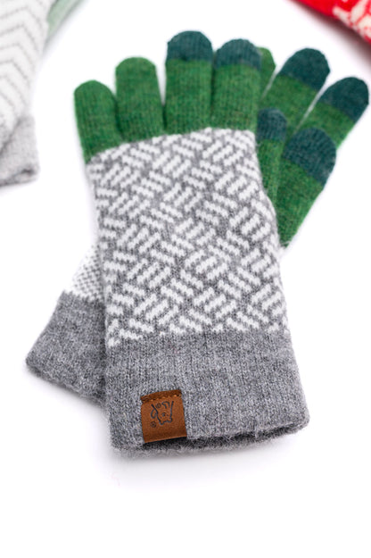 Touch and Go Patterned Glove Trio