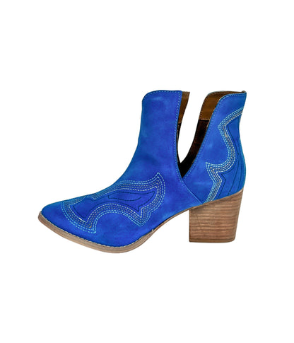 Journee Ankle Boots in Blue