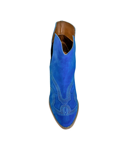 Journee Ankle Boots in Blue