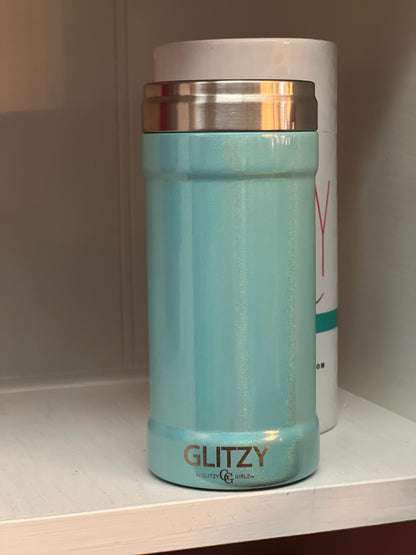 Glitzy Slim Can Coolers